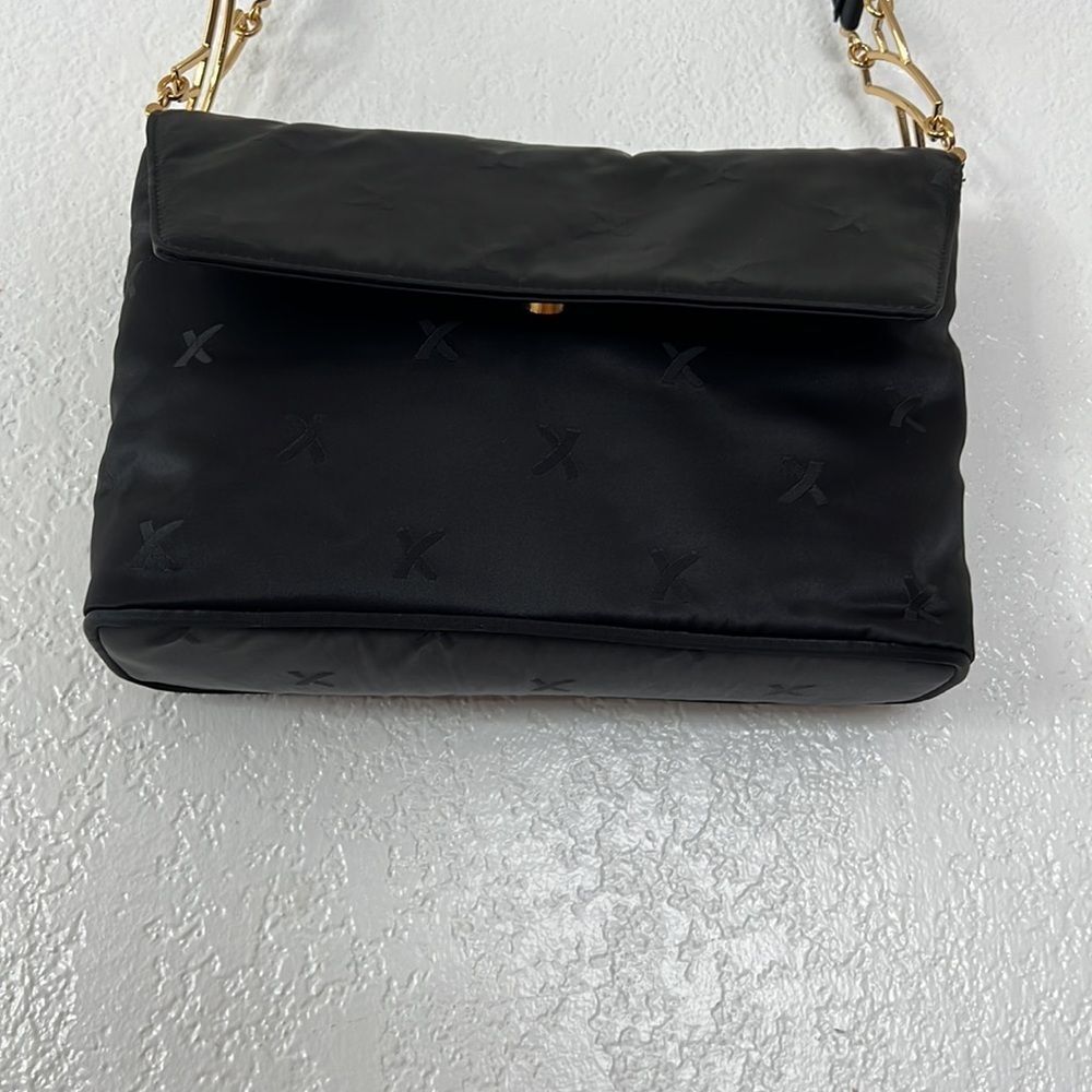 Vintage New By Paloma Picasso black nylon monogram - Picture 5 of 12